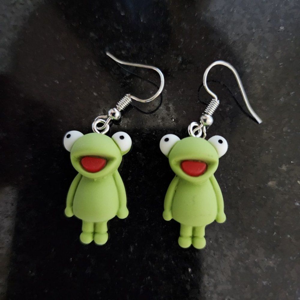 Women's Frog Trendy Fashion Accessories Earrings